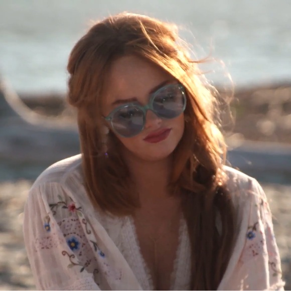 GUCCI
59MM Teal Round Acetate Sunglasses - Picture 2 of 15